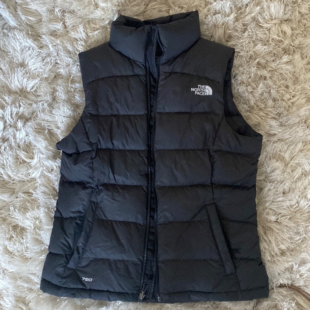 Black North Face Puffer Vest